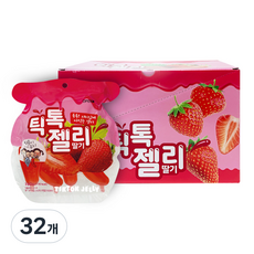 틱톡젤리 딸기, 160g, 32개