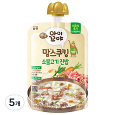 아이꼬야 맘스쿠킹 레토르트 이유식, 100g, 5개, 소불고기 진밥