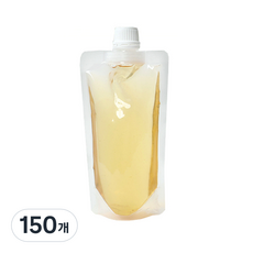 투명 스파우트 파우치 100ml 85 x 150 mm, 150개