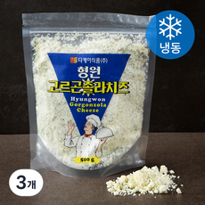 디케이식품 형원 고르곤졸라 치즈 (냉동), 500g, 3개