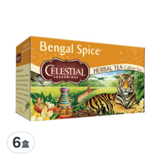 CELESTIAL SEASONINGS 詩尚草本 肉桂香料茶, 無咖啡因草本茶, 2.35g, 20包, 6盒