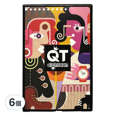 QTeighteen 朵米諾創意四色限定粉盒 (不含眼影) 6個裝, 單一顏色 - 自由搭配, 時尚便攜, 6個