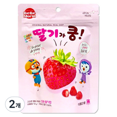 뽀로로 딸기가 쿵 동결건조 과일칩, 12g, 2개