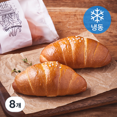 베카신 버터 소금빵 (냉동), 65g, 1개입, 8개 65g, 8개