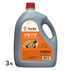 청정원 조림간장 3.6L, 3개