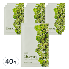 어니시 퀵 앤 캄 에센스 쑥 마스크팩 23ml, 1개입, 40개