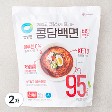 청정원 콩담백면 비빔국수 4인분