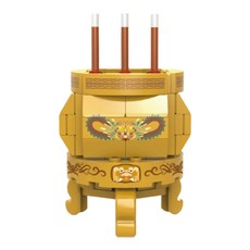 TRUE WAY TOY 香爐積木組 EW5193, 金色, 1盒