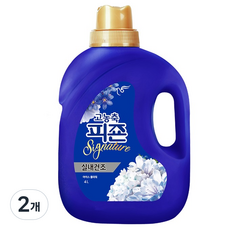 피죤 고농축 실내건조 시그니처 섬유유연제 아이스 플라워향, 4L, 2개