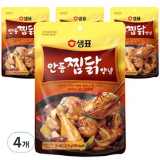 샘표 안동찜닭 양념, 210g, 4개