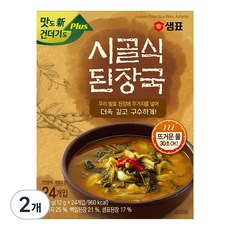 샘표 즉석 시골식 된장국, 288g, 2개