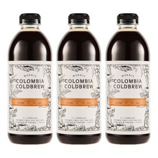 Marnis哥倫比亞冷萃咖啡原液, 1L, 3個, 1入