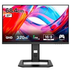 한성컴퓨터 QHD Fast IPS QD mini LED 320Hz 게이밍 모니터, 68.4cm, TFG27Q32PM1152Z(무결점)