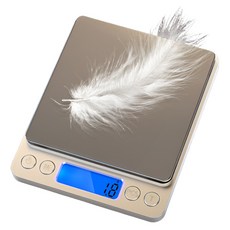 비타벨로 초정밀 0.1g단위 디지털 주방 계량 전자저울 + 트레이2개, 1개 1개