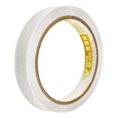 DEER BRAND 鹿頭牌 薄型手撕雙面膠帶 12mm寬 15Y長 易於手撕 美工DIY辦公用品, 1盒