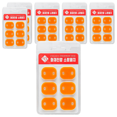 Firerif 滅火補片插座類型, 黃色, 6個