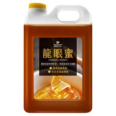 蜜蜂工坊 龍眼蜜3kg大容量裝，泰國產純正蜂蜜，天然香醇，家庭號首選, 3kg, 1桶