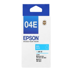 EPSON 愛普生 台灣公司貨 墨水匣 C13T04E250, 藍色, 1個