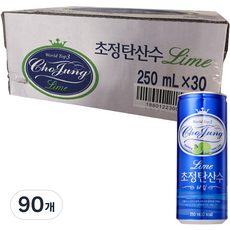 일화 초정탄산수 라임, 250ml, 90개