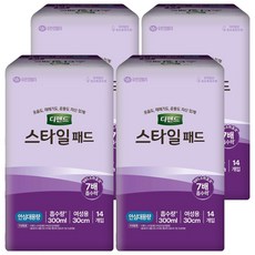 Depend 利清爽 女用失禁風格護墊, 14片, 4個, 30cm