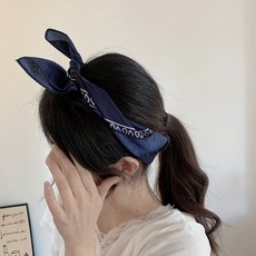 Affecto 佩斯利圖案頭巾手帕