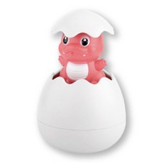 【ohbabylaugh】洗澡玩具-噴水蛋,紅色恐龍, 趣味噴水，讓寶寶愛上洗澡, 1個