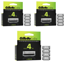 Gillette 吉列 刮鬍刀片, 4件, 3個