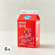 덴마크 생크림, 500ml, 6개
