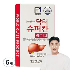 에이치엘사이언스 닥터슈퍼칸 레이디, 30정, 6개