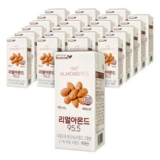 바디랩 리얼아몬드 95.5, 190ml, 24개