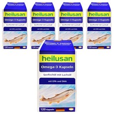 好立善 純淨深海鮭魚油 Omega-3 膠囊，含EPA和DHA，120粒, 700mg, 120顆, 5罐