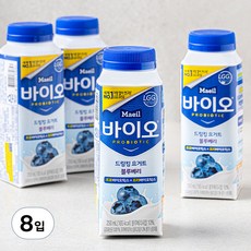 매일바이오 드링킹 블루베리, 250ml, 4개입, 2개 250ml, 8입