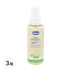 Chicco Kids寶貝桃果萃取香水 100ml, 96%天然成分, 敏感肌適用, 3瓶