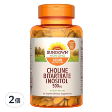 SUNDOWN NATURALS 日落恩賜 孕寶膽鹼 + 肌醇加強錠, 2個, 60顆