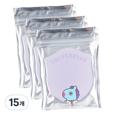 BT21 1단 점착 메모지, MANG, 40개입, 15개 MANG, 40개입, 15개