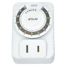 Dr.AV 聖岡科技 太簡單節能定時器 7.5 x 5 x 6cm 70g, JR-1212, 節能省電，定時開關, 1個