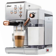 Oster 5+隨享咖啡機 原廠保固, 白咖啡金, 1個, BVSTEM6701RG