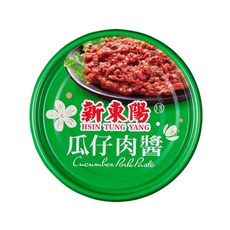 新東陽 瓜仔肉醬, 添加香脆瓜仔肉, 肉質Q軟、香而不膩, 古法慢火燉滷製成, 無防腐劑味精, 160公克*3入, 160g, 3罐