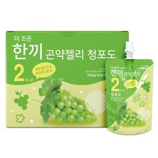 더존건강 더 조은 한끼 곤약젤리 청포도, 150g, 10개