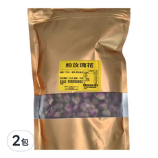 粉玫瑰花, 150g, 無咖啡因, 無茶鹼, 伊朗產地, 2包