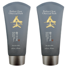 skin free 竹炭清潔面膜, 1入, 2個