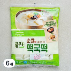 풀무원 순쌀 떡국떡, 400g, 6개