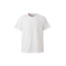 United Athle 素面短T, 美國棉, 圓筒設計, 領口雙縫耐穿, L, 白色