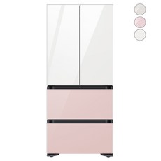 스탠드형김치냉장고-추천-[색상선택형] 삼성전자 비스포크 프리스탠딩 김치냉장고 플러스 방문설치, RQ48A9402AP, 글램 핑크