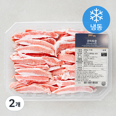 굿미트찹 항정살 구이용 (냉동), 1kg, 2개