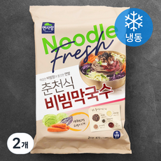 면사랑 춘천식 비빔 막국수 2인분 (냉동), 873g, 2개