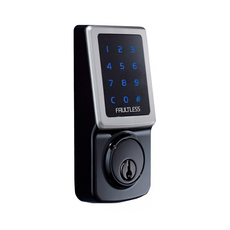 FAULTLESS 加安牌觸控式電子輔助鎖TD-505P, 25組密碼, 備用鑰匙, TD-505P