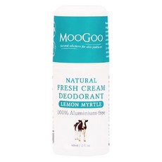 MOOGOO 天然草本體香劑 檸檬香桃木香味 100%不含鋁, 60ml, 1瓶