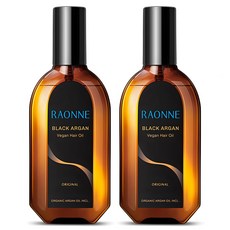 RAONNE 黑摩洛哥堅果護髮油, 100ml, 2瓶