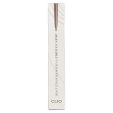 clio 超流線防水抗暈眼線膠筆 0.14g 棕色，持久防水，打造精緻眼妝, 002 BROWN, 1支